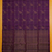 Violet Pure Light Weight Kanchipuram Silk Saree