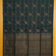 Bottle Green Pure Light Weight Kanchipuram Silk Saree