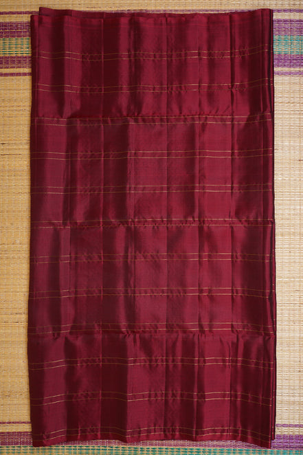 Maroon Pure Light Weight Kanchipuram Silk Saree