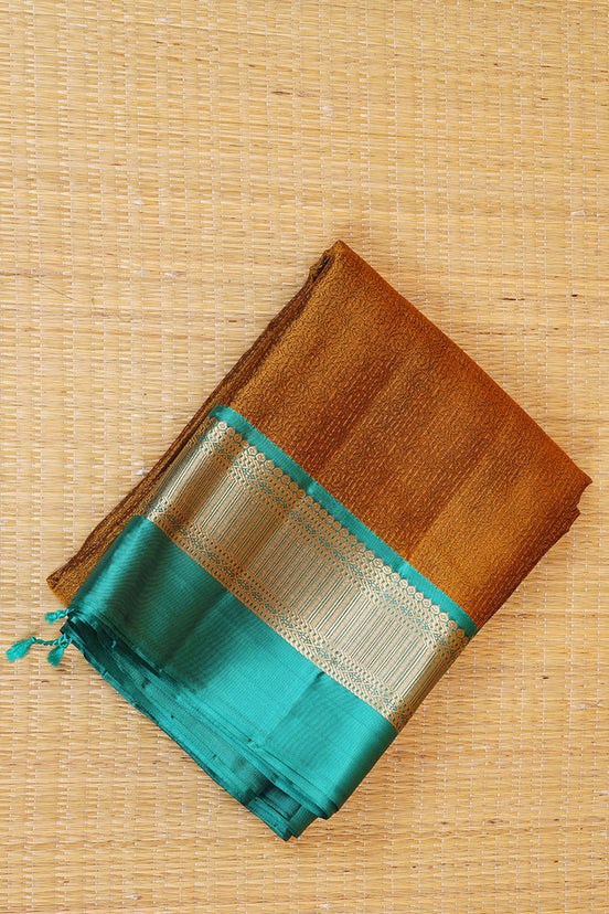 Mustard Yellow Pure Soft Silk Saree