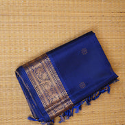 Royal Blue Light Weight Kanchipuram Silk Saree