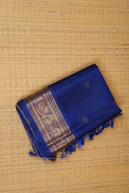 Royal Blue Light Weight Kanchipuram Silk Saree