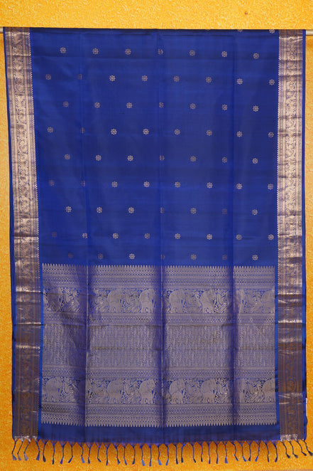 Royal Blue Light Weight Kanchipuram Silk Saree