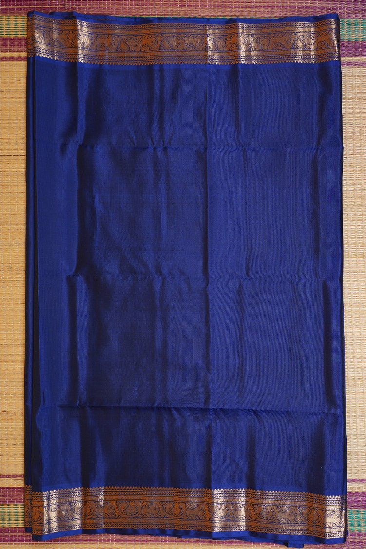 Royal Blue Light Weight Kanchipuram Silk Saree