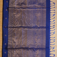 Royal Blue Light Weight Kanchipuram Silk Saree