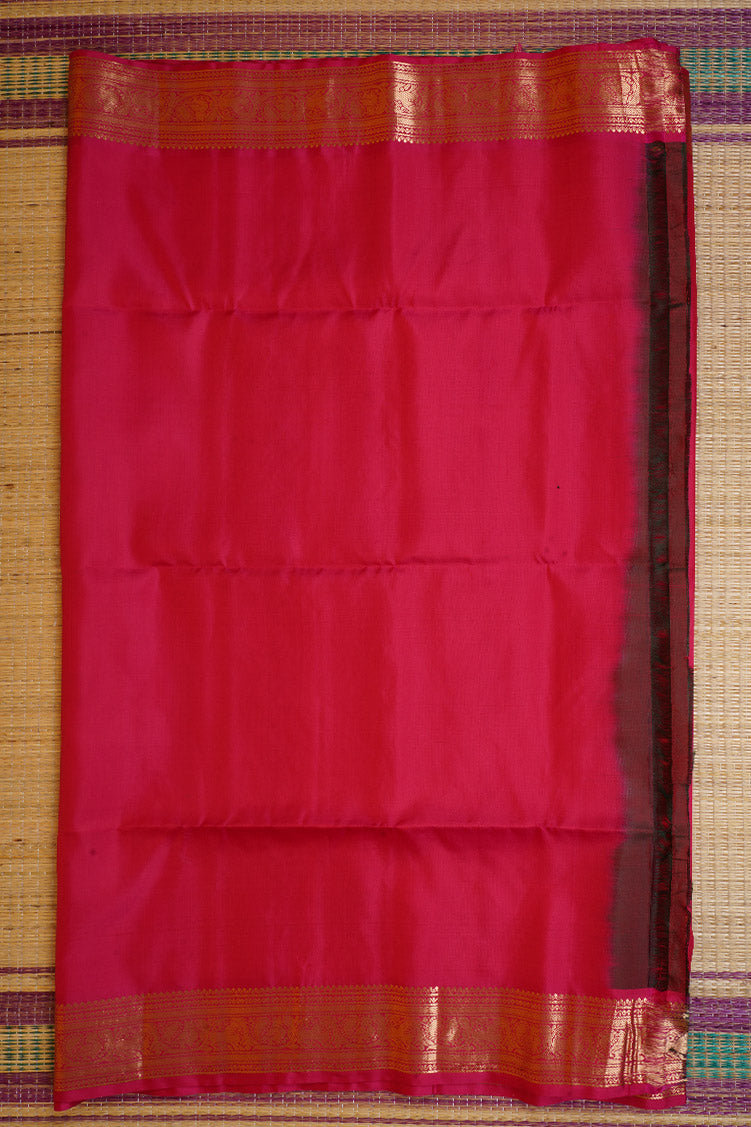 Rani Pink Light Weight Kanchipuram Silk Saree