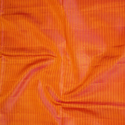 Dual Tone Orange Light Weight Kanchipuram Silk Saree