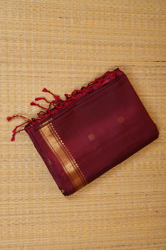 Maroon Light Weight Kanchipuram Silk Saree
