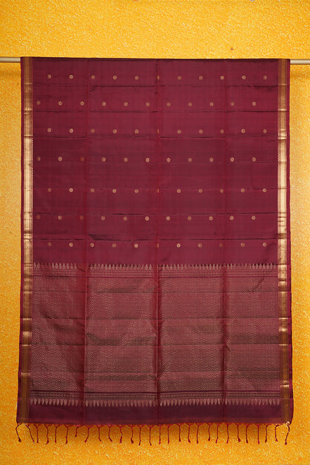 Maroon Light Weight Kanchipuram Silk Saree
