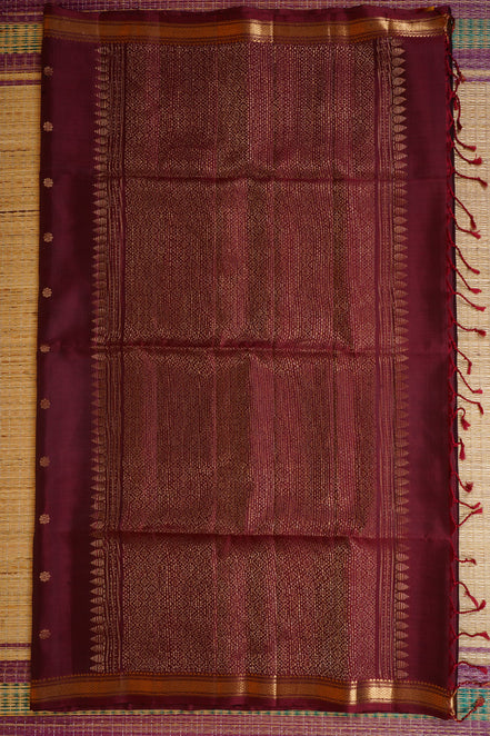 Maroon Light Weight Kanchipuram Silk Saree
