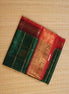 Dark Green Elegant Silk Cotton