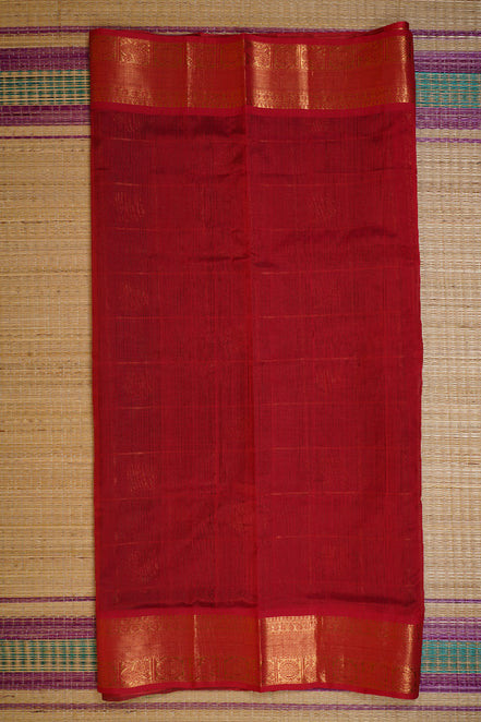 Dark Green Elegant Silk Cotton