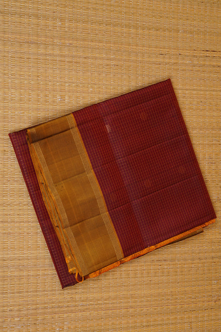 Maroon Pure Light Weight Kanchipuram Silk Saree