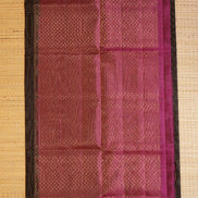 Black Light Weight Kanchipuram Silk Saree