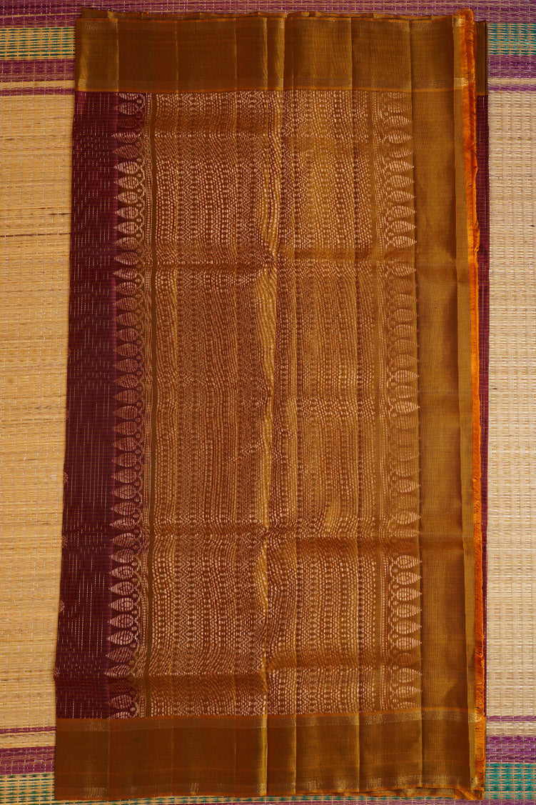 Maroon Pure Light Weight Kanchipuram Silk Saree