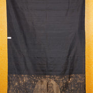 Black Pure Soft Silk Saree