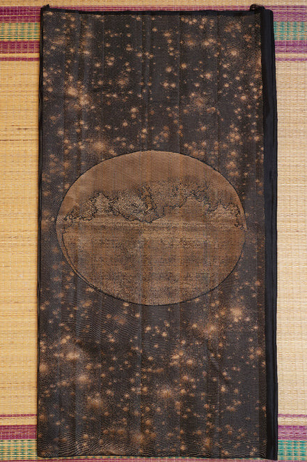 Black Pure Soft Silk Saree