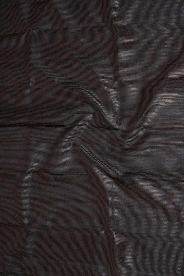 Black Pure Soft Silk Saree