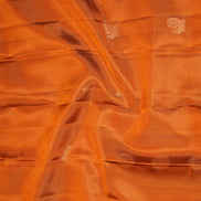 Pure Light Weight Kanchipuram Silk Saree/ Mustard With Coffee Brown Borders