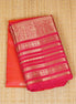 Orange Dual‑tone Lightweight Kanchipuram Silks