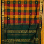 Multicolored Elegant Silk Cotton
