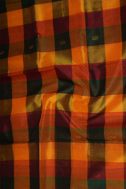 Multicolored Elegant Silk Cotton