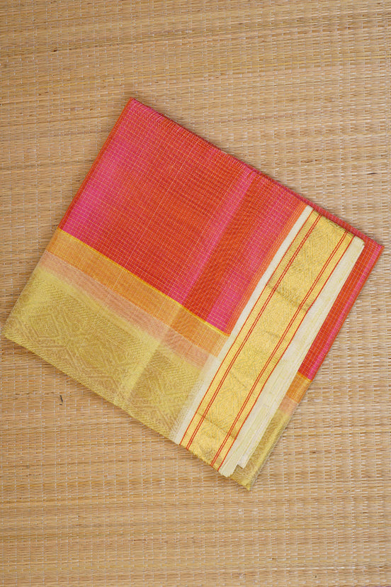 Pink Elegant Silk Cotton Saree
