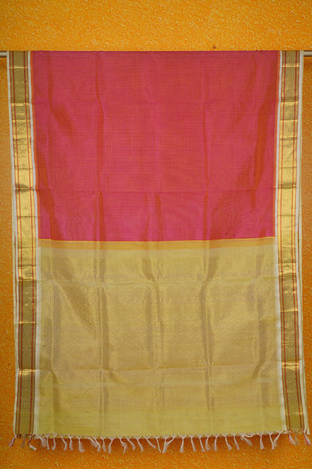 Pink Elegant Silk Cotton
