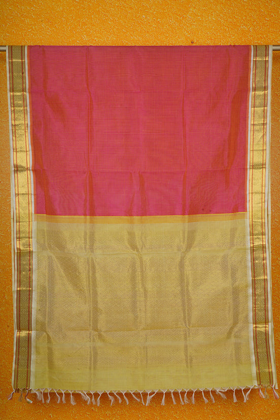 Pink Elegant Silk Cotton Saree