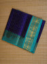 Blue Elegant Silk Cotton