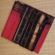 Red Elegant Silk Cotton