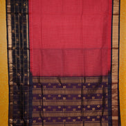 Red Elegant Silk Cotton