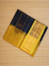 Blue Elegant Silk Cotton