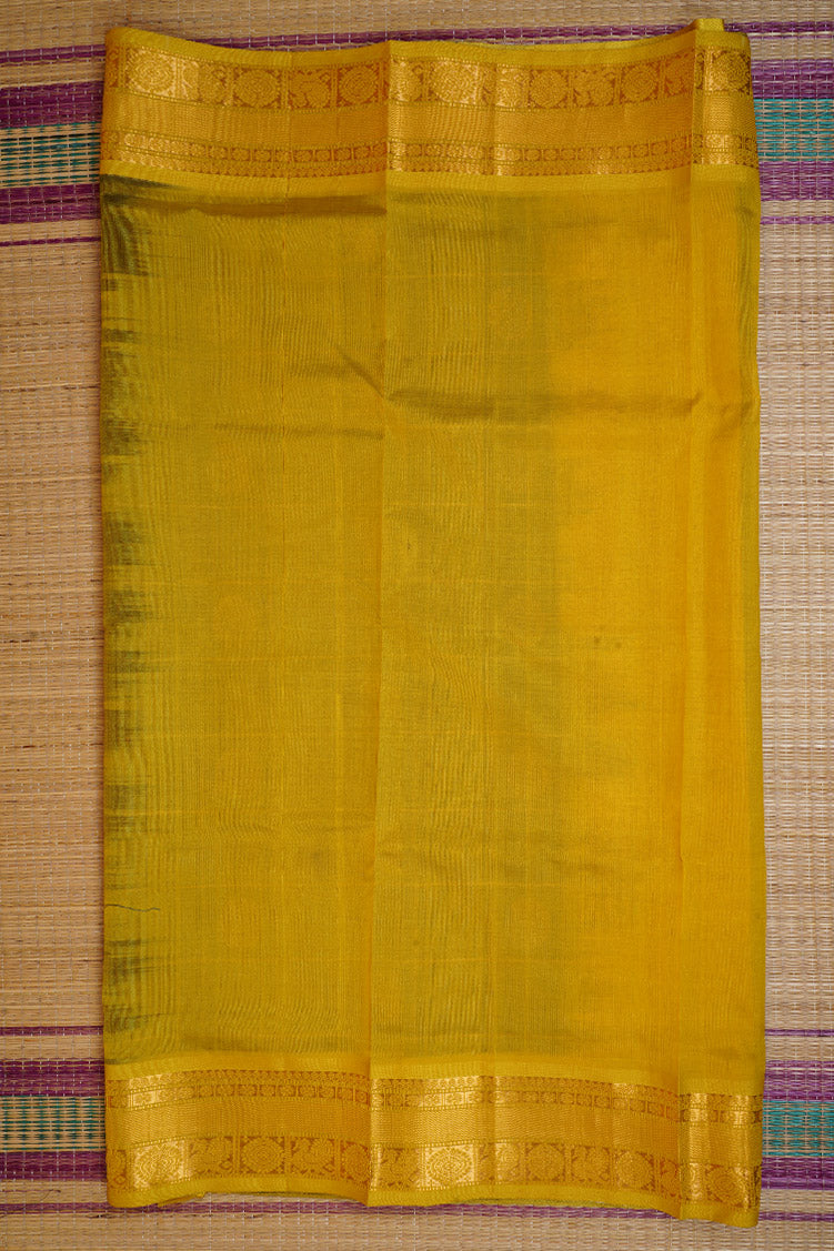 Blue Elegant Silk Cotton