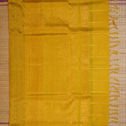 Blue Elegant Silk Cotton