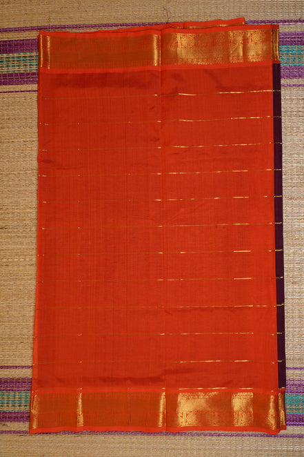 Purple Elegant Silk Cotton