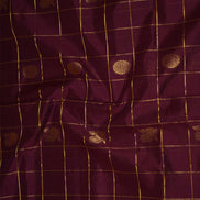 Purple Elegant Silk Cotton