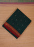 Green Soft Silk Saree with Red Borders