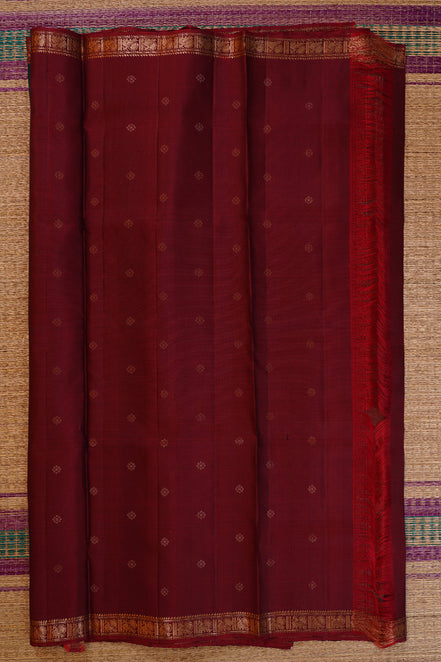 Green Soft Silk Saree with Red Borders