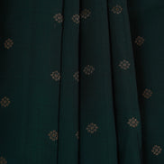 Green Soft Silk Saree with Red Borders