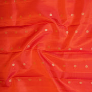 Orange Light Weight Kanchipuram Silks