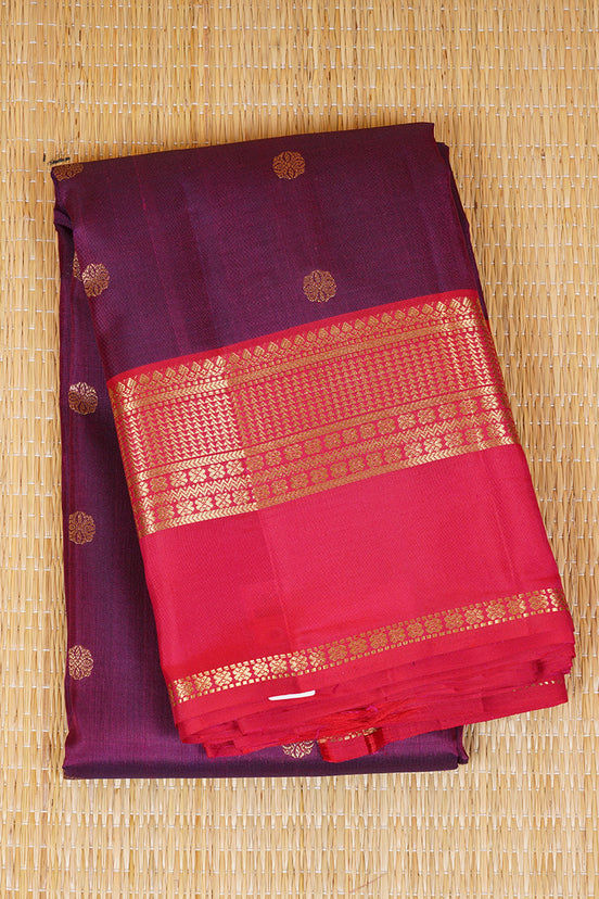 Purple Light Weight Kanchipuram Silk Saree