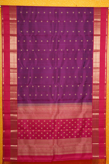 Purple Light Weight Kanchipuram Silks