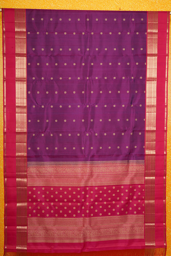 Purple Light Weight Kanchipuram Silk Saree
