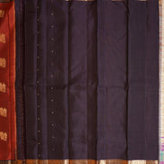 Orange Light Weight Kanchipuram Silks