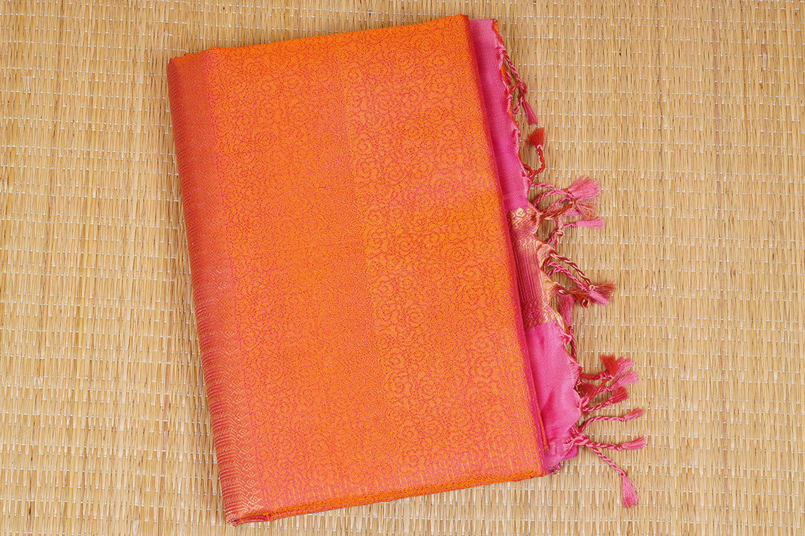 orange Soft Silk saree