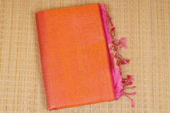 orange Soft Silk saree