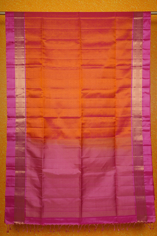 orange Soft Silk saree