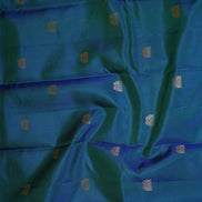 Peacock Blue Light Weight Kanchipuram Silks