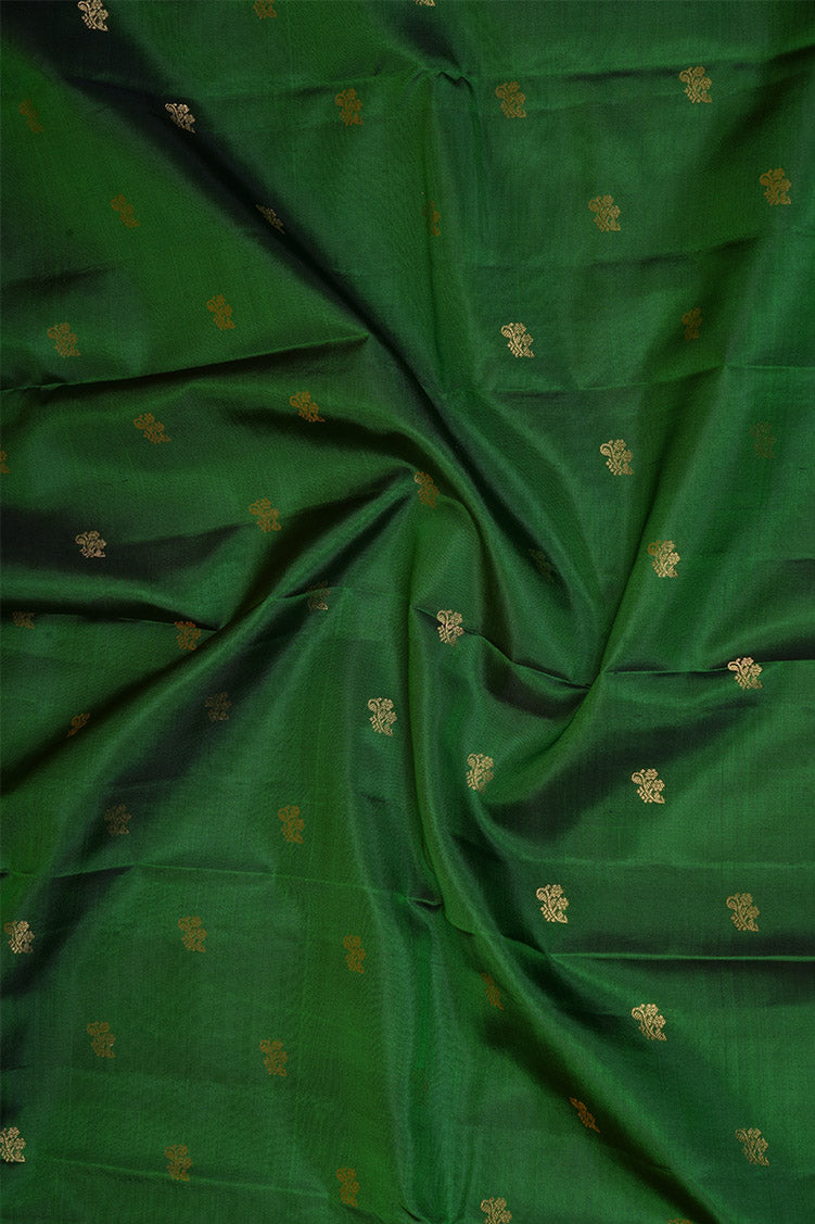 Green Light Weight Kanchipuram Silks